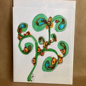 Original Artwork by Gamali Blank Note Card